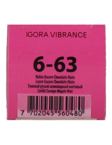 Schwarzkopf Igora Vibrance 6-63 - Rubio Oscuro Chocolate Mate 60 ml